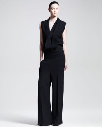 Haider Ackermann Draped Neck Jumpsuit - Lyst