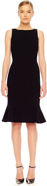 Michael Kors Flarehem Crepe Dress - Lyst