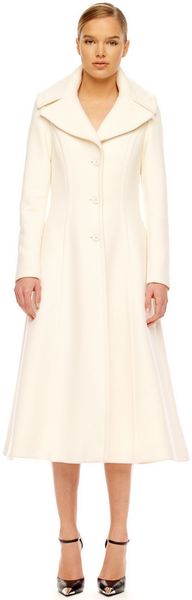 Michael Kors Wool Princess Coat - Lyst