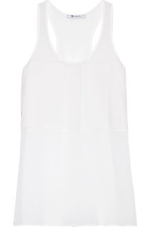 T By Alexander Wang Silkchiffon and Crepe De Chine Top - Lyst