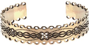Aurelie Bidermann Scalloped Torque Bracelet - Lyst