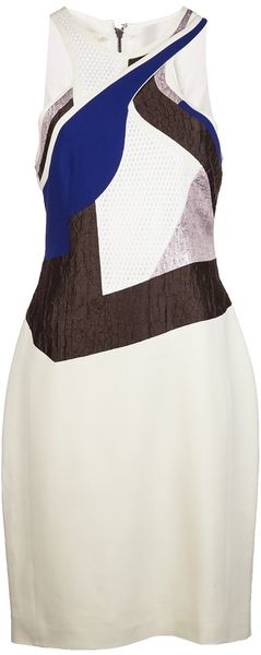Antonio Berardi Patchwork Dress - Lyst