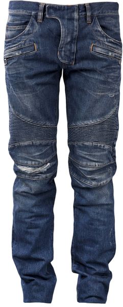 Balmain Straight Leg Jeans - Lyst