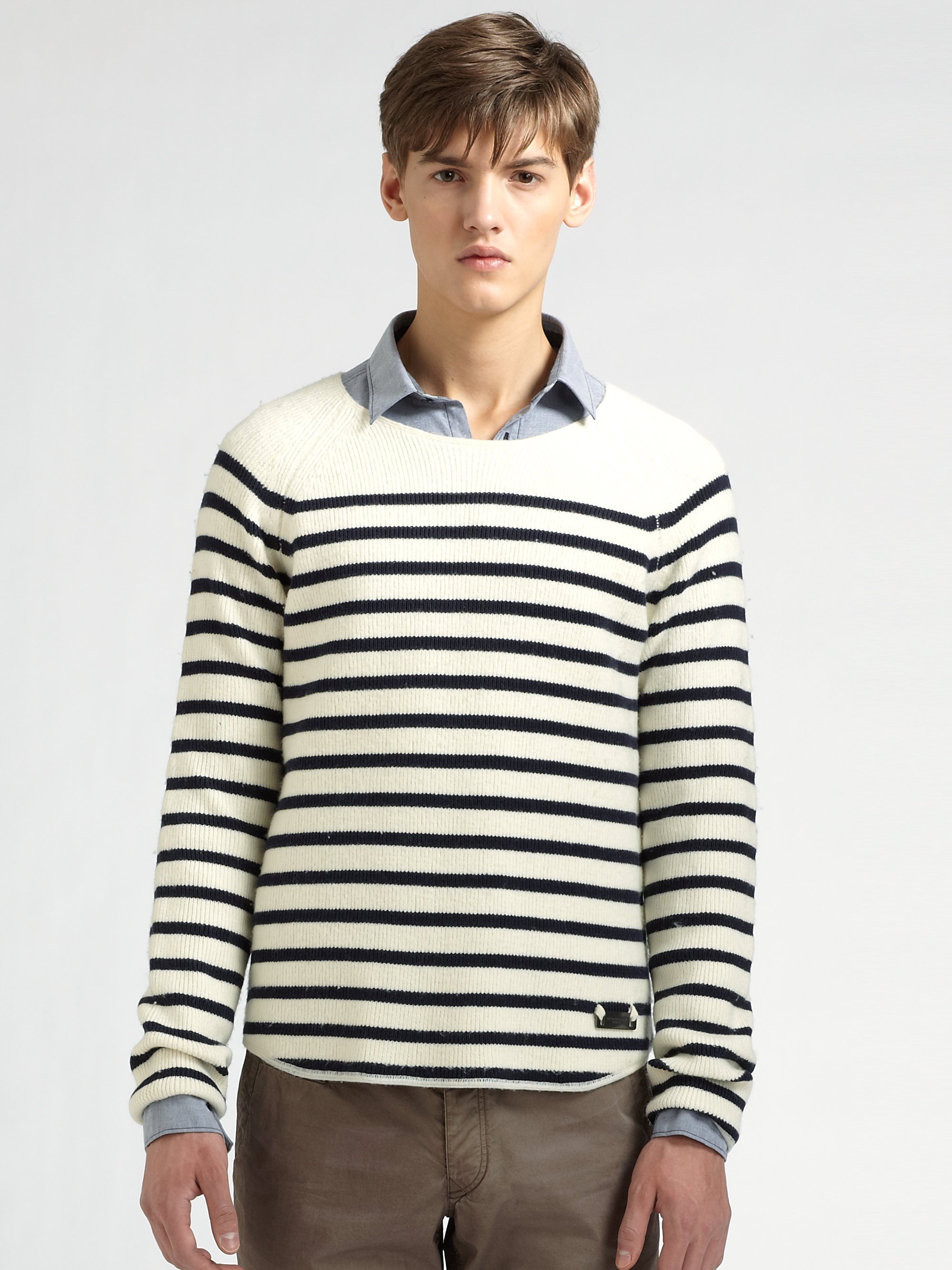 burberry striped sweater