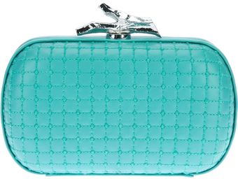 Diane Von Furstenberg Quilted Leather Box Clutch - Lyst