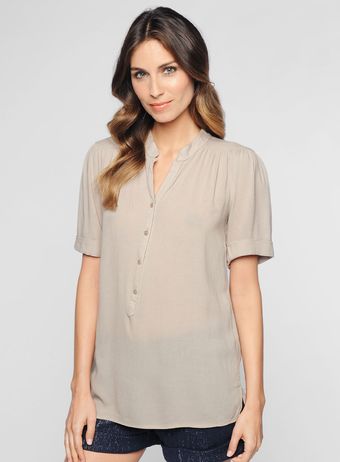 Ella Moss Stella Henley Tunic - Lyst