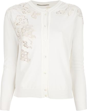 Ermanno Scervino Crochet Cardigan - Lyst