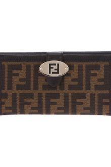 Fendi Monogram Print Wallet - Lyst