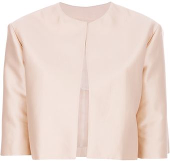 Giambattista Valli Cropped Boxy Jacket - Lyst