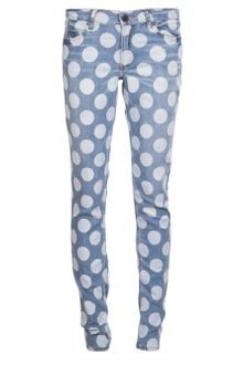 House Of Holland Polka Dot Wash Jeans - Lyst