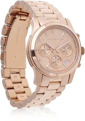 Michael Kors Stainless Steel Chronograph Watch - Lyst