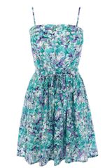 Oasis Fern Print Fit and Flare Sundress