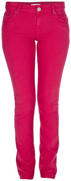 RED Valentino Bow Detail Skinny Jean - Lyst