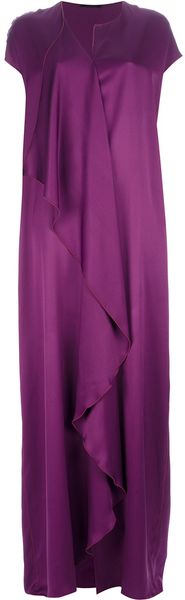 The Row Draped Full Length Dress - Lyst