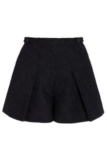 Victoria Beckham Bonded Lace Culotte Shorts - Lyst