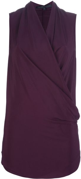 Victoria Beckham Cross Over Top - Lyst