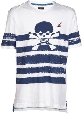 Vivienne Westwood Skull Print T-shirt - Lyst