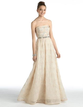 Adrianna Papell Tulle Ball Gown - Lyst