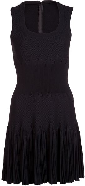Alaïa Textured Sleeveless Dress - Lyst
