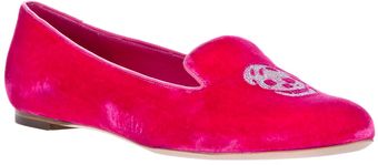 Alexander McQueen Embellished Skull Slipper - Lyst