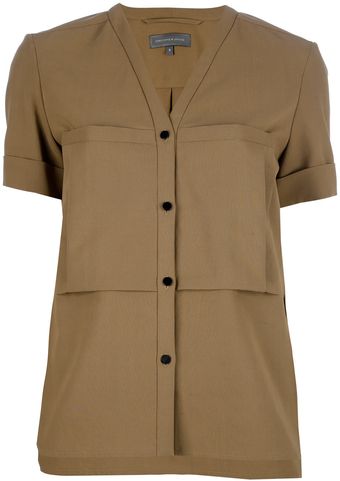 Christophe Lemaire Ontrast Oversized Shirt - Lyst