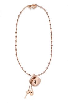 Folli Follie Lock and Key Pendant - Lyst