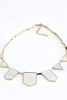 House Of Harlow Geometric Stone Bib Necklace - Lyst