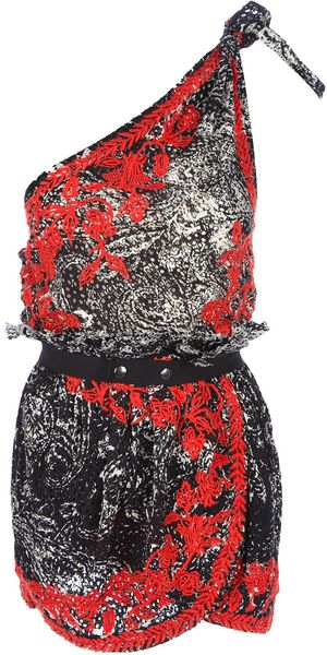 Isabel Marant Natacha One Shoulder Dress - Lyst