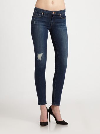 J Brand Midrise Skinny Jeans - Lyst