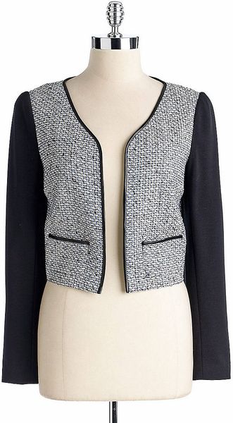 Kay Unger Tweed Jacket - Lyst