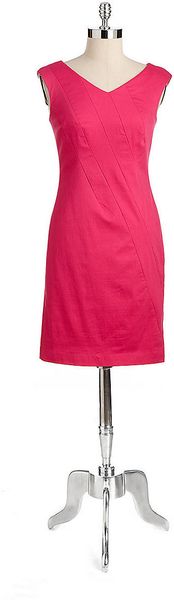 Kay Unger Cap Sleeve Dress - Lyst