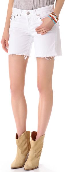True Religion Jayde Boyfriend Shorts - Lyst