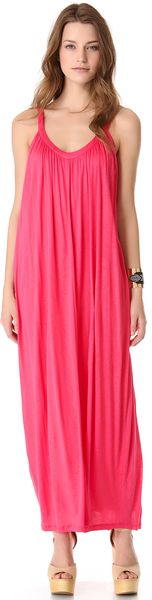Velvet Slinky Maxi Dress - Lyst