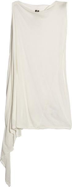 DRKSHDW by Rick Owens Cotton Tunic Dress - Lyst