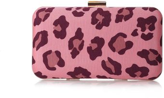 Kg Leopard Box Framed Clutch Bag - Lyst