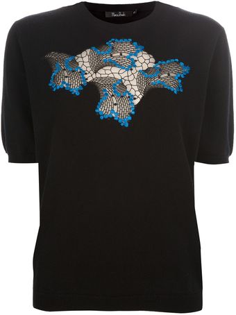 Marios Schwab Lace Motif Sweater - Lyst