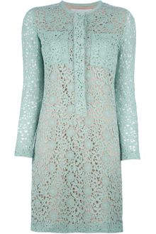Victoria, Victoria Beckham Floral Crochet Dress - Lyst