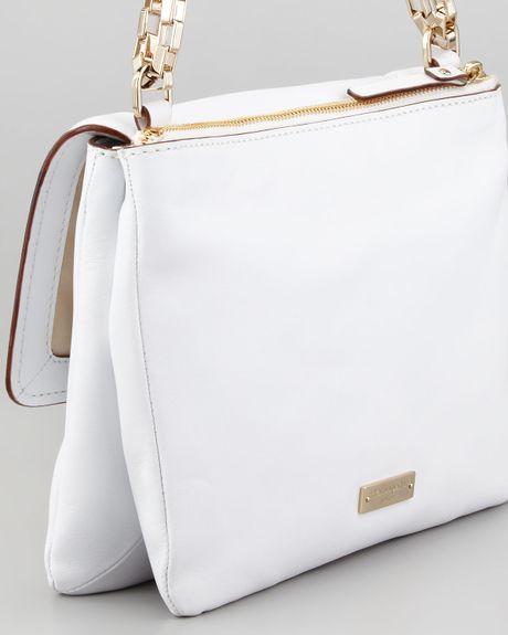 Kate Spade Terrace Justine Bow Crossbody Bag White in White | Lyst