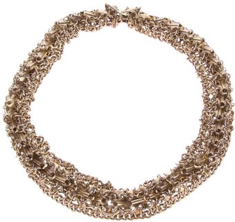 Paco Rabanne Plate Link Necklace - Lyst