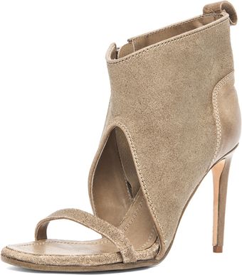 Rick Owens Spike Sandal Bootie in Taupe - Lyst