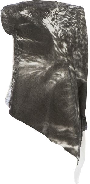 Rogue Printed Draped Blouse - Lyst