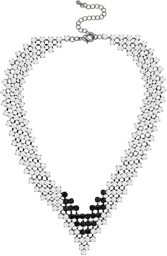 Topshop Monochrome Collar - Lyst