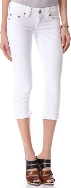 True Religion Lizzy Cropped Jeans - Lyst