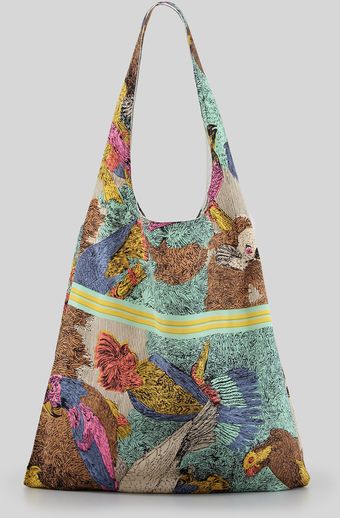 Twelfth Street by Cynthia Vincent Parrot Scarf Shopper Bag - Lyst