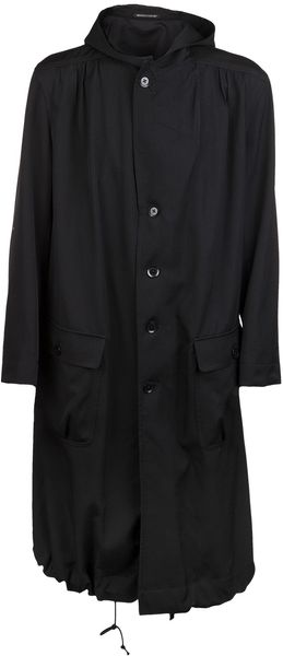 Yohji Yamamoto Wool Parka - Lyst