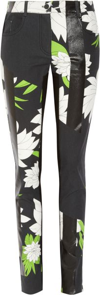 3.1 Phillip Lim Printed Highrise Skinny Jeans - Lyst