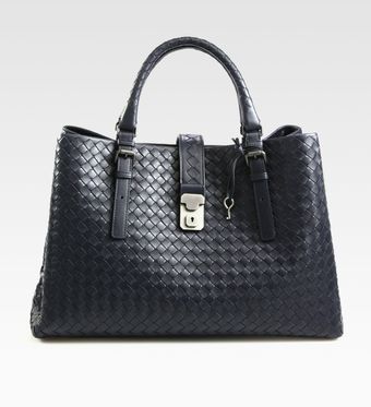 Bottega Veneta Woven Leather Tote - Lyst