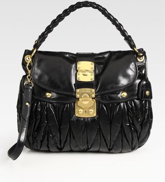 Miu Miu Matelasse Lux Convertible Shoulder Bag - Lyst