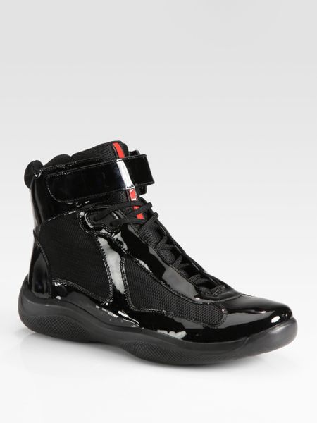 red prada sneakers