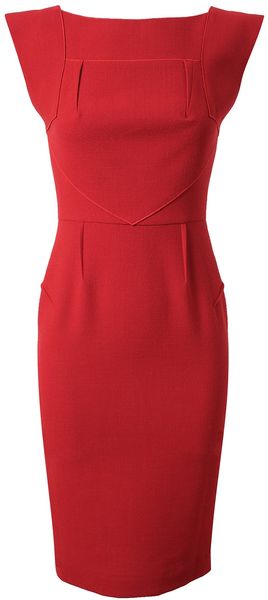 Roland Mouret Watson Crepe Dress - Lyst
